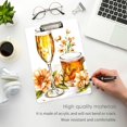 thumbnail image 3 of FORMRS Acrylic Clipboard with Low Profile Clip Standard A4 Letter Size, 12.5" x 9", Hops Flowers, 3 of 8