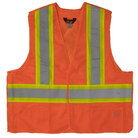 

Work King Hi-Vis Orange Saefty Vest L/XL