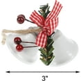 thumbnail image 4 of 4PCS Christmas Bell Ornaments Hanging Jingle Bells Decor for Xmas Tree Christmas Red Bell Indoor Outdoor Christmas Decoration, 4 of 5