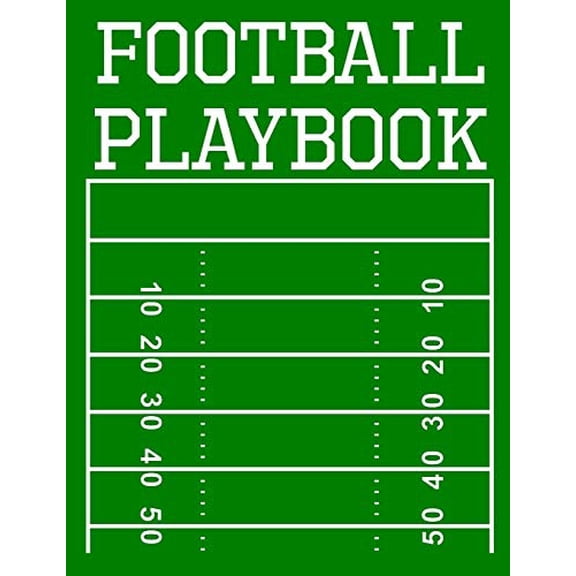 Pre-Owned Football Playbook: 100 Page Football Coach Notebook with Field Diagrams for Drawing Up Plays, Creating Drills, and Scouting (Paperback) 1688250042 9781688250048