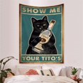 thumbnail image 3 of Póster divertido de Your Black Cats, letrero vintage para bar, decoración de pared para bar, 230 x 180 cm, como se muestra, como se muestra, 3 of 5