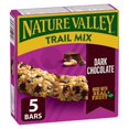 thumbnail image 1 of Nature Valley Chewy Trail Mix Granola Bars, Dark Chocolate, 5 bars, 1 of 11
