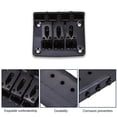 thumbnail image 4 of Durable 3-string Fixed Guitar Bridge Replacement Parts for Cigarbox Electric Guitars(Black), 4 of 9