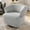 Gray, variant on Beige 360-degree Swivel Reading Chair. Fabric. Comfortable . Strong Wood Frame. Fully Assembled And Enjoyable Accent Lounge Chair - 360° Spin Firm Supportive Foam