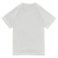 thumbnail image 6 of FORMRS Boys Rash Guard Short Sleeves Swim Shirt Quick Dry UPF 50+ Sun Protection, Sizes 3-12T, Gray Hexagons, 6 of 6