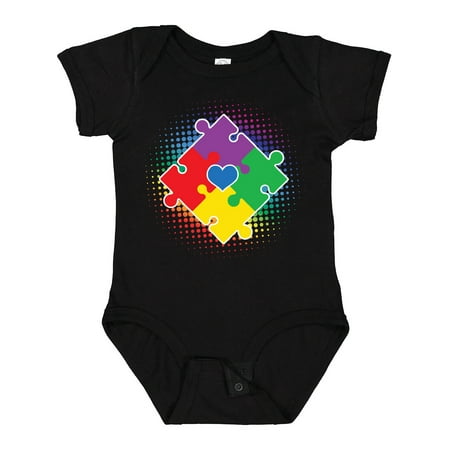 

Inktastic Autism Awareness Puzzle Piece Gift Baby Boy or Baby Girl Bodysuit