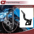 thumbnail image 3 of Unique Bargains Hood Hinge Set for Toyota Highlander 2019-2024 - Left Side Of The Hood Bonnet Bracket 534200E250 Durable Iron Hood Hinge 1 pcs, 3 of 7