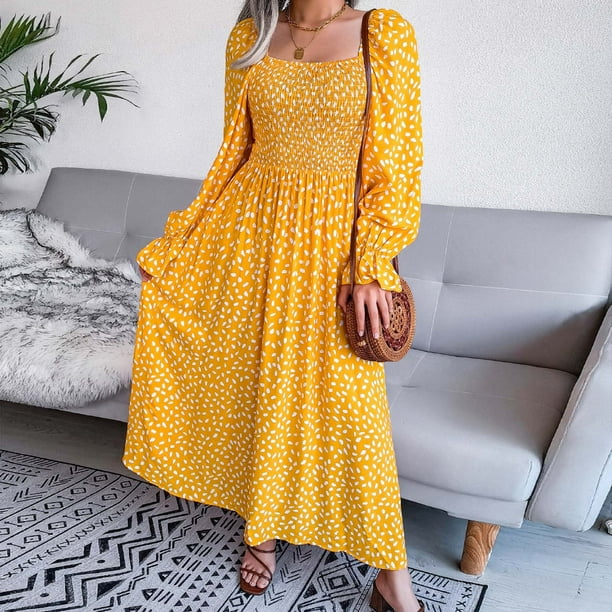 Long flowy spring store dresses