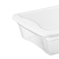 Sterilite 41 Quart Lightweight Under Bed Storage Box Container, 6 Pack