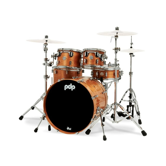 Batería Concept Exotic Maple Lacquer 5 Piezas C/hardware PDCMX2215WH-HM PACIFIC DRUMS naranja 63x55x81