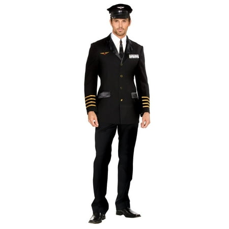Mile High Pilot Hugh Jorgan Adult Costume -