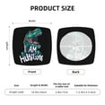 thumbnail image 5 of Honeii Hungry Tyrannosaurus Print Square Cushion Cover with Elastic Band & Ties,Sofa Cushion Covers,Furniture Protector for Living Room,Washable Sofa Seat Slipcover-Two Pieces, 5 of 7