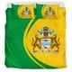 thumbnail image 5 of Bandera de Guyana Escudo de Armas Juego de Cama Círculo Rlt8, 5 of 5