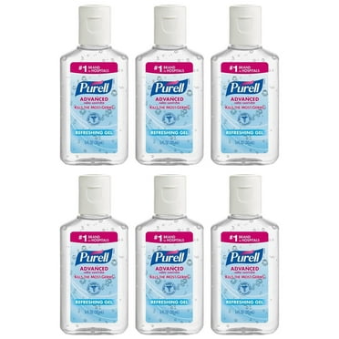Purell Advanced Hand Sanitizer Refreshing Gel, 1 Fl oz (6-Pack)