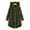 Army Green, variant on Gufahion Plus Size Fashion Button Front Hooded Cardigan Fuzzy Long Sleeve Coats Long Outerwear with Pockets Winter Clothing for Women Pajamas