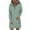 Green, variant on Patlollav Autumn Winter Dresses Womens Long Sleeve Hooded Solid Casual Dress