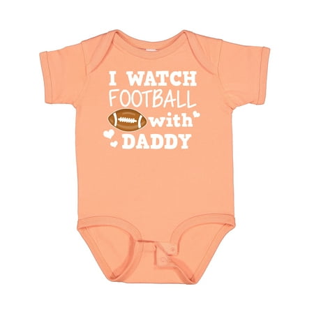 

Inktastic I Watch Football with My Daddy Gift Baby Boy or Baby Girl Bodysuit