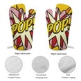 thumbnail image 5 of POP Comic Book Pop Art Cool Retro Trendy Oven Gloves And Pots Stand Set Oven Gloves And Pot Racks Pot Racks And Oven Gloves Set, 5 of 9