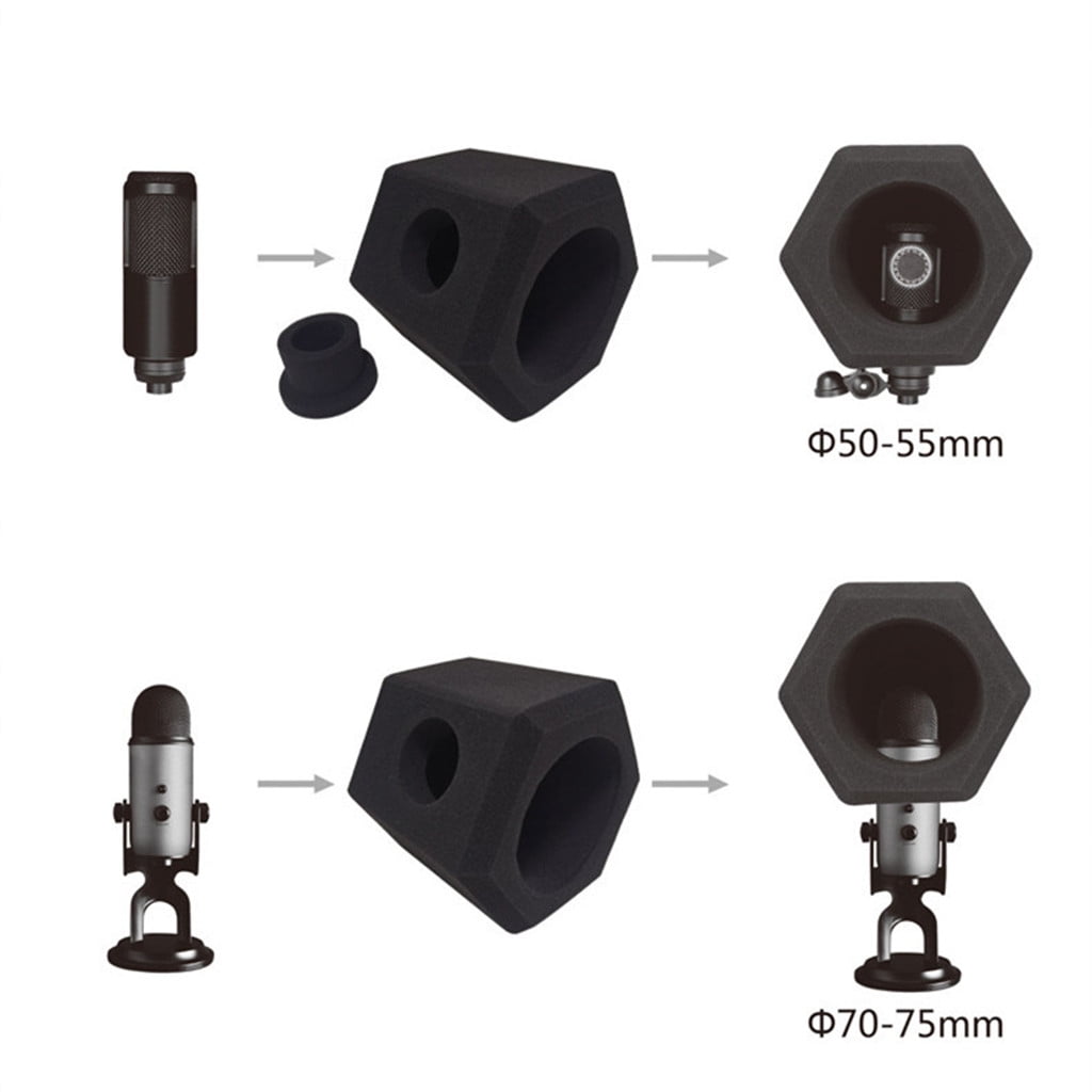 BQBQERT Professional for PF8 Studio Mic Screen Acoustic Filter Desktop Noise Microphone Reduction For Screen