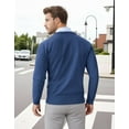 thumbnail image 3 of COOFANDY Men's Crew Neck Knitted Pullover Slim Fit Lightweight Sweatshirt all-Season Casual Dressy Wear, 3 of 6