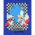 thumbnail image 3 of Sonic The Hedgehog T-Shirt Men's Angry Walk Checkerboard Design Adult Tee, 3 of 5