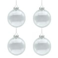 thumbnail image 5 of (3 pack) Holiday Time 4pc 80mm Christmas Clear PET Ball Accents Ornament DIY Craft, 5 of 6