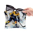 thumbnail image 6 of FeBohao 2 PCS Cosmetic Shrapnel Bag Cute Makeup Toiletry Bags Change Vegan Leather Square Tiny Stuff Unique Toddler Pencil Beauty Tote Haves Cosmetology Gym Ice Hockey, 6 of 6