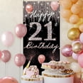 thumbnail image 4 of 21st Birthday Decor - Rose Gold Door Banner, Party  & Photo Booth Props - Fabric, Sturdy$$Electronics Accessories, 4 of 6