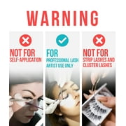 Stacy Lash Sensitive Eyelash Extension Glue (0.34fl.oz/10ml) / Black Cyanoacrylate Adhesive for Individual Eyelash Extensions/ Low Fumes / Professional Use Only