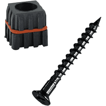 Myard 'O' Seal Patented Baluster Connectors with Screws for Deck Railing Handrail Patio Fence (Qty 100 for 50 Balusters, Square Line Connectors)