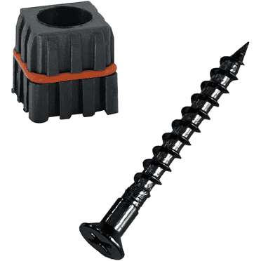 Myard 'O' Seal Patented Baluster Connectors with Screws for Deck Railing Handrail Patio Fence (Qty 100 for 50 Balusters, Square Line Connectors)