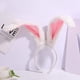 thumbnail image 3 of Diadema de Pascua con Orejas Flexibles | Ideal para Fiestas de Disfraces Infantiles y de Adultos | Accesorio para Disfraz de Conejito | Ligera y Cómoda | Blanca | 38 X 14 X 3 Cm, 3 of 7