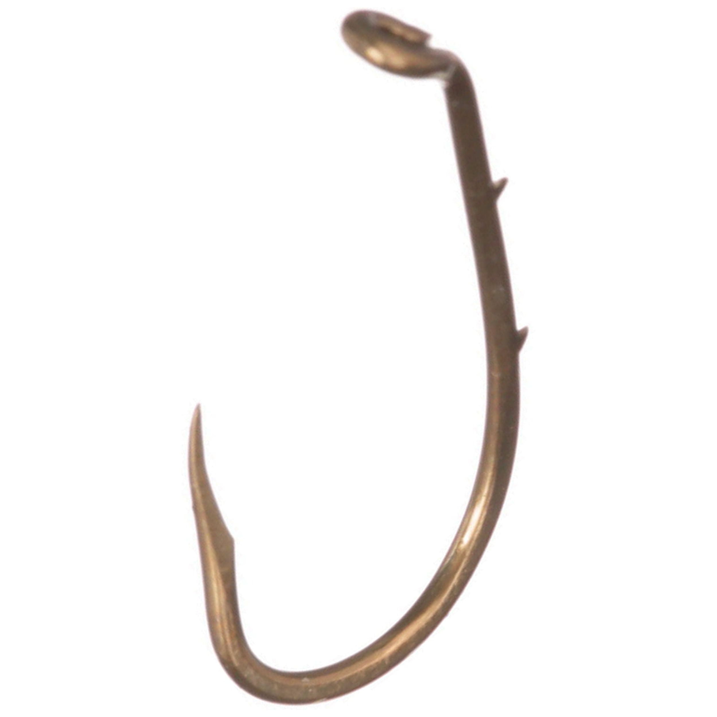 Eagle Claw Lazer Sharp Barbless Baitholder Fishing Hook, Bronze 