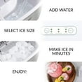thumbnail image 5 of Igloo ICEBNH26SSWL No Handle Ice Maker, Stainless Steel and White, 5 of 8