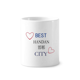 thumbnail image 1 of Foto de Zhao Cepillo de dientes titular de la pluma Mug de ceramica blanca taza 350ml, 1 of 2