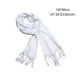 thumbnail image 3 of Minnieouse Bufanda de teñido con borlas blancas Unisex algodón DIY Tie-dye bufandas suaves arte clima frío calentador de cuello ropa artesanal Accesorios de disfraces Niño 120x60cm Minnieouse AP012451-02, 3 of 6