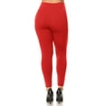 thumbnail image 4 of Women Queen Size Warm Fleece Lined Full Length Leggings Plus Size (L/1X/2X), 4 of 4