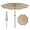 Beige, variant on PetFurnishn 10 FT Solar Patio Umbrella with 112 LED Light, Outdoor Umbrella with Tilt Adjustment, Crank System, 8 Metal Ribs & Vented Top, Deck Table Market Umbrella for Garden Pool Deck Yard