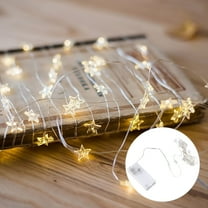 Homoyoyo 2-Pack White LED Star String Lights for Home, Garden, Wedding, Party, Outdoor, Indoor Decoration