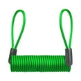 thumbnail image 2 of Cable recordatorio de candado de disco para motocicleta y bicicleta de 4 pies, accesorios para bicicleta (verde), 2 of 2