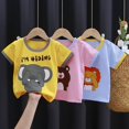 thumbnail image 4 of Camiseta para niños, ropa para niños, manga corta, algodón de verano, Top de dibujos animados para hombres y bebés, nuevo estilo coreano para niñas, 4 of 6