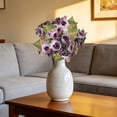 thumbnail image 6 of Artificial Peony Flowers Vintage Fake Peony Silk Flowers for Wedding Home Office Party Events Decoration, Pack of 1 (Purple), 6 of 6