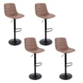 thumbnail image 1 of Sillas Verona Altas para Barra de Cocina con Altura Ajustable Banco Desayunador Elegante para Decoración del Hogar Fabricado 100% Poliéster y Tejido Transpirable Set de 4 Sillas, 1 of 5