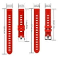 thumbnail image 4 of Bracelet de Montre de Remplacement Bracelet en Silicone Réglable Accessoires de Montre de Sport Extérieur, Rouge, 4 of 6