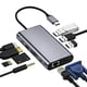 thumbnail image 2 of Xihbxyly Venta de Liquidación Estación de Acoplamiento Usb C 10 En 1, 1 Puerto 4K, 1 Vga 1080P, 3 Puertos Usb 3.0, Pd 65 W, Puerto Aux 3,5 Mm, Puerto Gigabit Ethernet y Tarjetas, 2 of 7