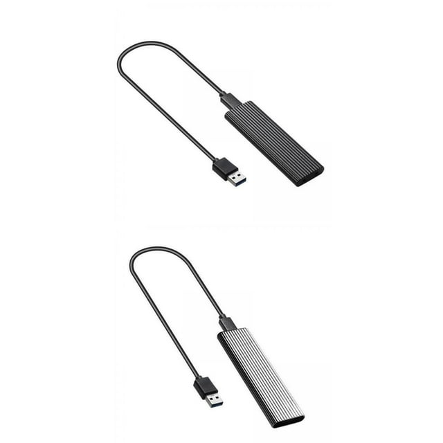 Adaptador convertidor perfke 2x USB 3.0 a M.2 B Key Enclosure Case Cover