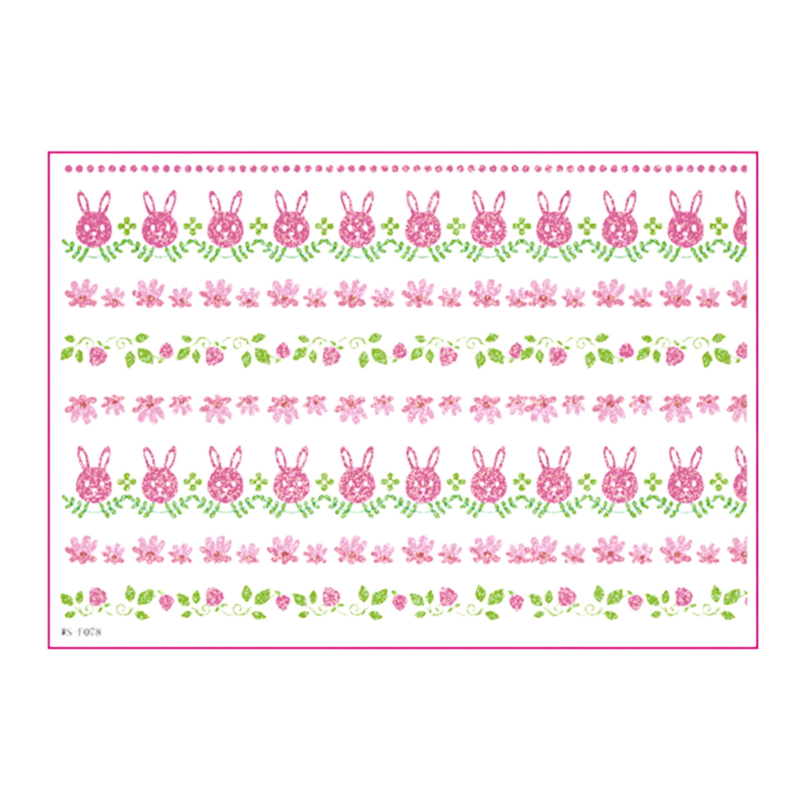 DAMAI Easter Eggs Tattoo Stickers Easter Art Decals Funny Colorful Stickers Cute Rabbit Chick Flower Stars Eggs Tattoo Art Design Decals DIY Party Decoration Supplies for Eggs