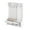 White, variant on Hall Tree with Bench & Shoe Storage, 3-in-1 Entryway Organizer with 2 Drawers, Open Shelves & DIY Pegboard, Removable Linen Cushion & Coat Rack for Hallway, Living Room, Brown