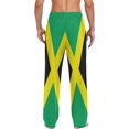 thumbnail image 2 of HPINK-T Jamaica Flag Men's Pajama Pants Sleepwear Lounge Pajama Bottoms with Pockets, S M L XL XXL, 2 of 13
