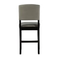 thumbnail image 5 of Riverbay Furniture 24.17" Wood/Faux Leather Counter Stool in Dove Gray/Black, 5 of 7